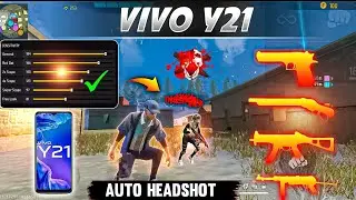 VIVO Y21 FREE FIRE HEADSHOT SETTING ✅ 2025 || VIVO SENSITIVITY DPI FOR VIVO 📲 FF