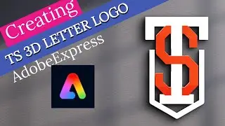 Logo Design in AdobeExpress | How to create TS shiny logo on mobile