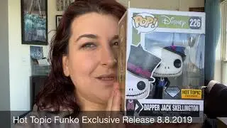 Hot Topic Funko Exclusive Release August 8th 2019
