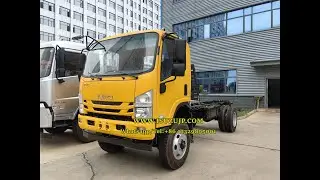 4WD ISUZU NPR FORWARD offroad chassis truck with 190HP engine for sale