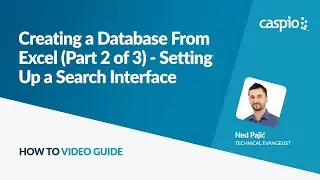 Creating a Database From Excel (Part 2 of 3) - Setting Up a Search Interface
