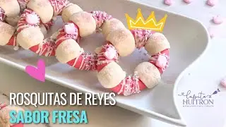 Galletas de Rosca de Reyes       sabor Fresa👑💖