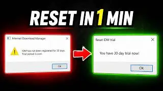 How to Reset IDM Trial in 2026 | Working Method
