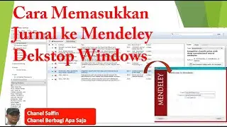 Cara Memasukkan Jurnal ke Mendeley