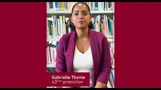 Portrait d'élève EN3S - Gabrielle Thome