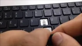 Notebook Keyboard Repair Single Key Installation Assemble Sony Vaio SVE-1511
