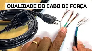 A Diferença de um Cabo de Força de Qualidade para um Ruim
