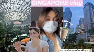 Singapore Vlog | Day 1| exploring the city alone 🫢