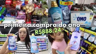 PRIMEIRA COMPRA DO ANO JANEIRO/2025 - PARA UMA FAMÍLIA DE 4 PESSOAS