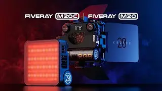 Zhiyun Fiveray M20 en M20c - zeer compacte en professionele led panelen!