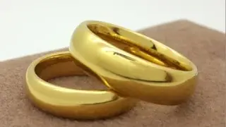 Saudi Gold Wedding Ring Design