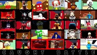 Biggest Caught Battle Ever!!! EVERY NEIGHBOR ESCAPE GAME!!! Special Video for 1000 SUBSCRIBERS!!!