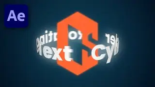Rotating Text Cylinder - After Effects Tutorial
