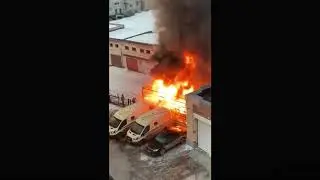 Взрыв авто в Архангельске.