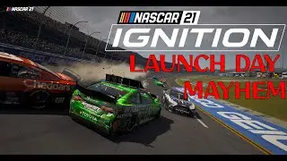 Launch Day Mayhem in NASCAR 21: Ignition [PC] (1080p60fps)