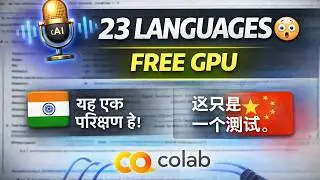 Multilingual TTS on Google Colab 🔥 Hindi & Chinese Test FREE GPU