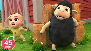 BaaBaa Black Sheep | Farm Animal Song +More Newborn Nursery Rhymes & Kids Songs