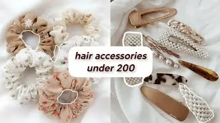 Hair accessories under 200 from meesho | #meesho | #trending | #aesthetic | #hairaccessories