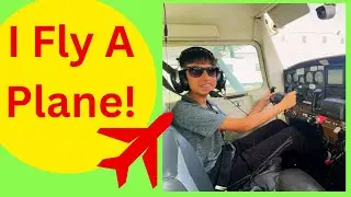 Aryan 1st flying lesson plane