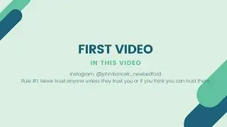 First Video