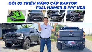 FORD RAPTOR 2025 FULL HAMER CẢN TRƯỚC, CẢN SAU, THANH ĐÔI HAMER ĐÔI CÙNG PPF MỜ SIÊU ĐẸP, AUTO STYLE