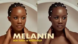 Melanin Skin Tone Color Grading In Photoshop