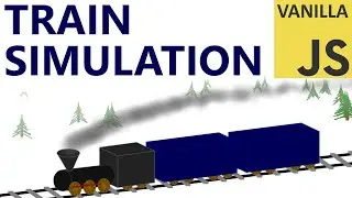JavaScript Creative Coding Project (Train Simulation v2)