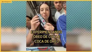Experimentando OREO E COCA com meus alunos!