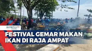 Satu Ton Lebih Ikan Segar Dibakar dan Disantap Bersama Wisatawan dan Pejabat