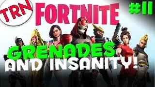 HE FINDS A GRENADE LAUNCHER AND GOES INSANE WITH IT | Fortnite Ep 11 - Lets Play, Gameplay