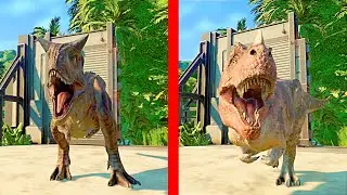 КАРНОТАВР против ЦЕРАТОЗАВРА в Jurassic World Evolution