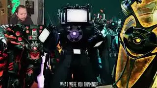 WHO IS SINISTER TITAN CLOCKMAN?!? Dom Studio Skibidi Multiverse episode 041 reaction