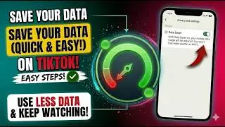 How to Use Less Data on TikTok (Easy Fix!)(2026)