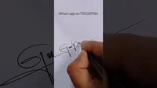 Sign your signature Gurpreet #signature #design #sign #art #youtubeshorts #viralshorts #supersign