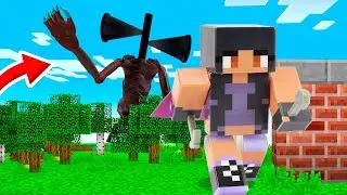 Aphmau - ONE NIGHT With SIREN HEAD In Minecraft!