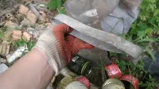 насобирал жестянки а по дороги дамой нашел не большой улов