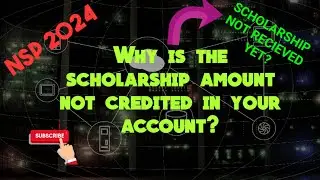 Scholarship amount not received yet?? Final Call for disbursement of Scholarship amount.