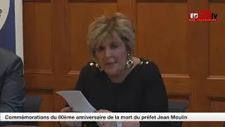 Commémoration du 80ème anniversaire de la mort du préfet Jean Moulin