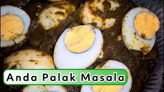 Anda Palak Masala (Egg Spinach) by DAILY FOOD-Easy & Simple Recipes