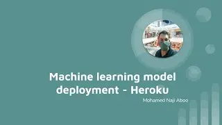 Deployment of Machine Learning (ML) models or NLP models in Heroku using Flask