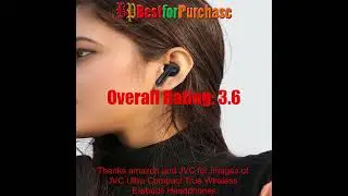 JVC Ultra Compact True Wireless Earbuds Headphones