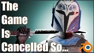 Let's Craft A New Mandalorian Video Game In Blender 4.0!