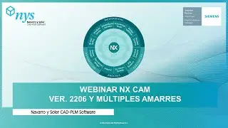 Ver. 2206 y Mecanizado con Amarres Múltiples | Webinar NX CAM