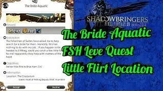 Little Flirt Fish Location FSH Guild Leve Item FFXIV Shadowbringers