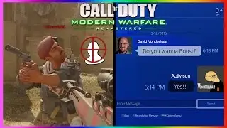 Trolling Boosters in Modern Warfare Remastered! (social experiment)