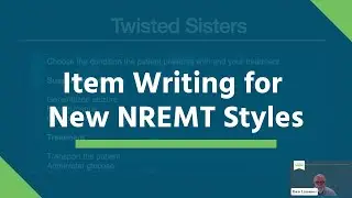 Teaching New NREMT Style Questions