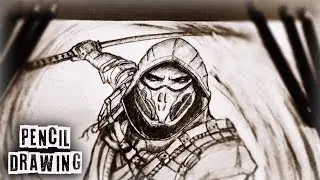 Pencil Drawing | Scorpion - Mortal Kombat 11 (MK11)