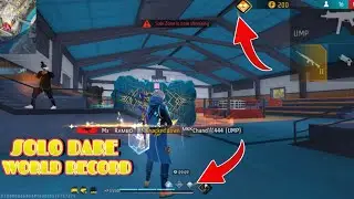 DANGEROUS SOLO DARE IN THE WORLD FREE FIRE || BR RANKED