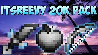 Minecraft PvP Texture Pack - ItsReevy 20k Pack (Resource Pack) Black and White Default Edit!
