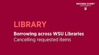 Cancelling requested items